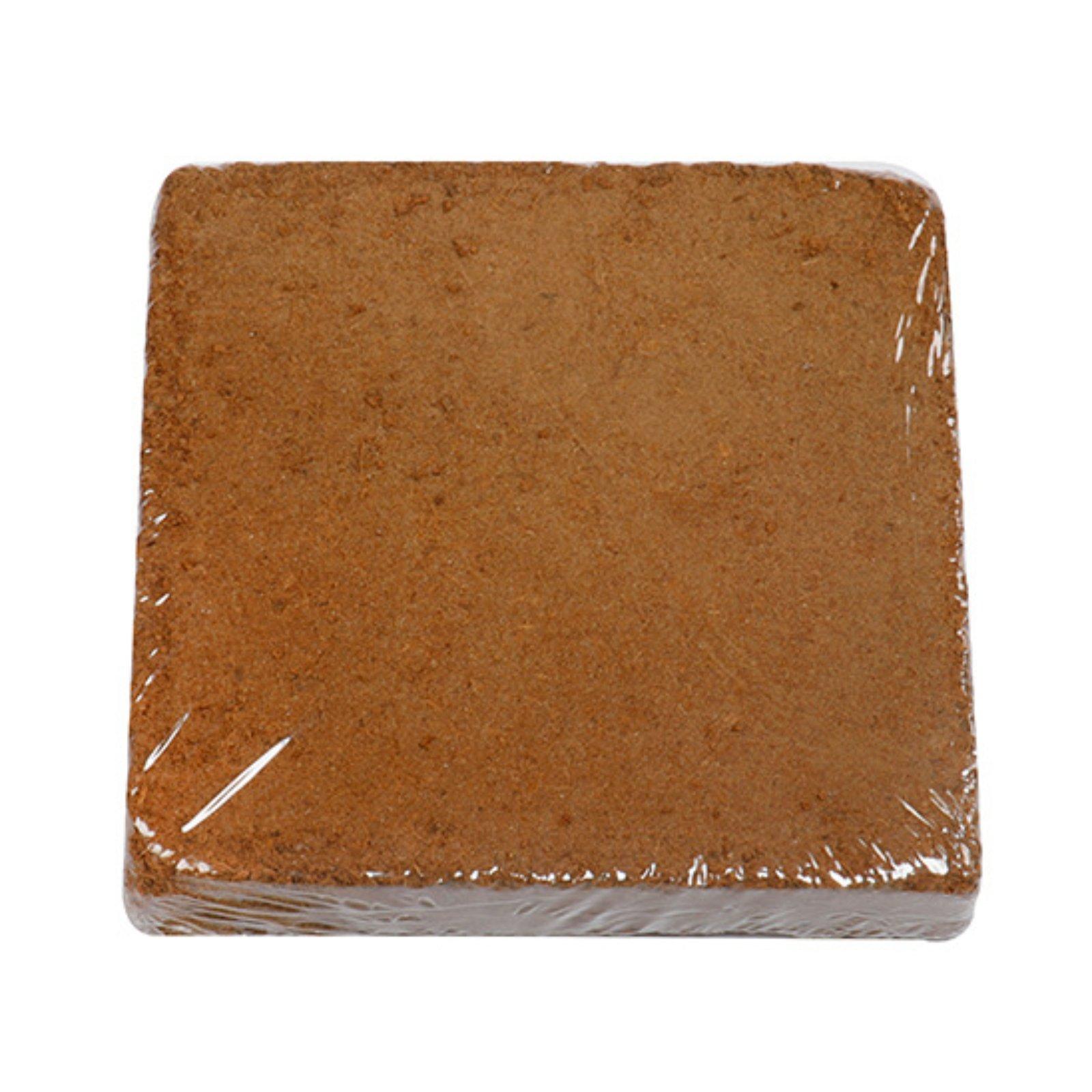 Coco Coir Block - Feuchtigkeitsspeichernder Kokosfaser-Steckballen, einfach expandierbarer Bodenblock für