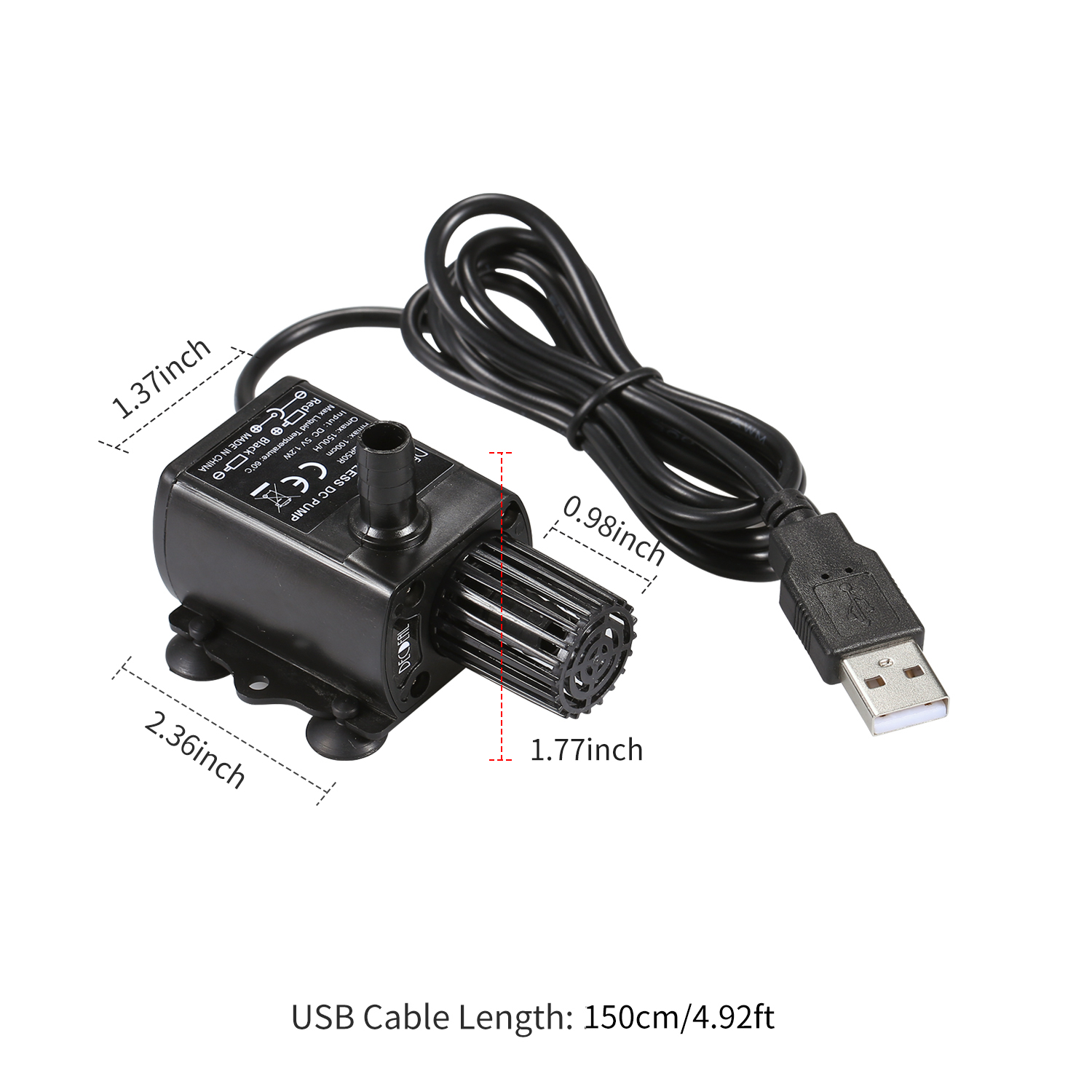 DECDEAL USB-Wasserpumpe mit Si – Water Pump Submersible Mini Bewertung und Preis
