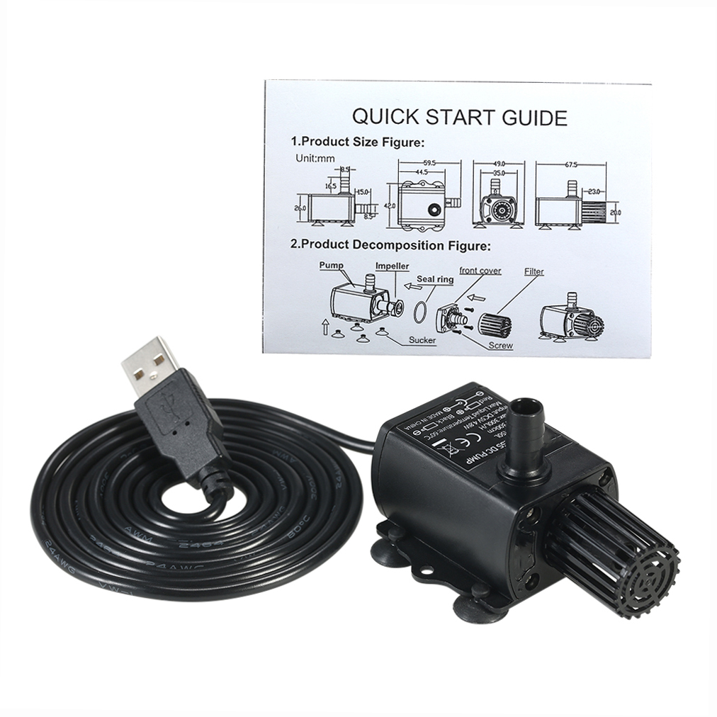 Ultra-leiser Mini-USB DC5V 4,8 – Water Pump Submersible Mini Bewertung und Preis